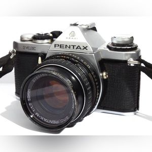 Pentax ME 35mm SLR Film Camera With Case
